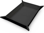 Vivid Magnetic Foldable Dice Tray: Black