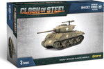 Clash of Steel: American - M4A3E2 Jumbo Tank Platoon (x3 Plastic)