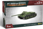 Clash of Steel: Soviet - SU-100 Tank-Killer Company (x5 Plastic)