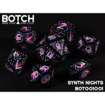 7-Die Set Botch Dice - Synth Nights