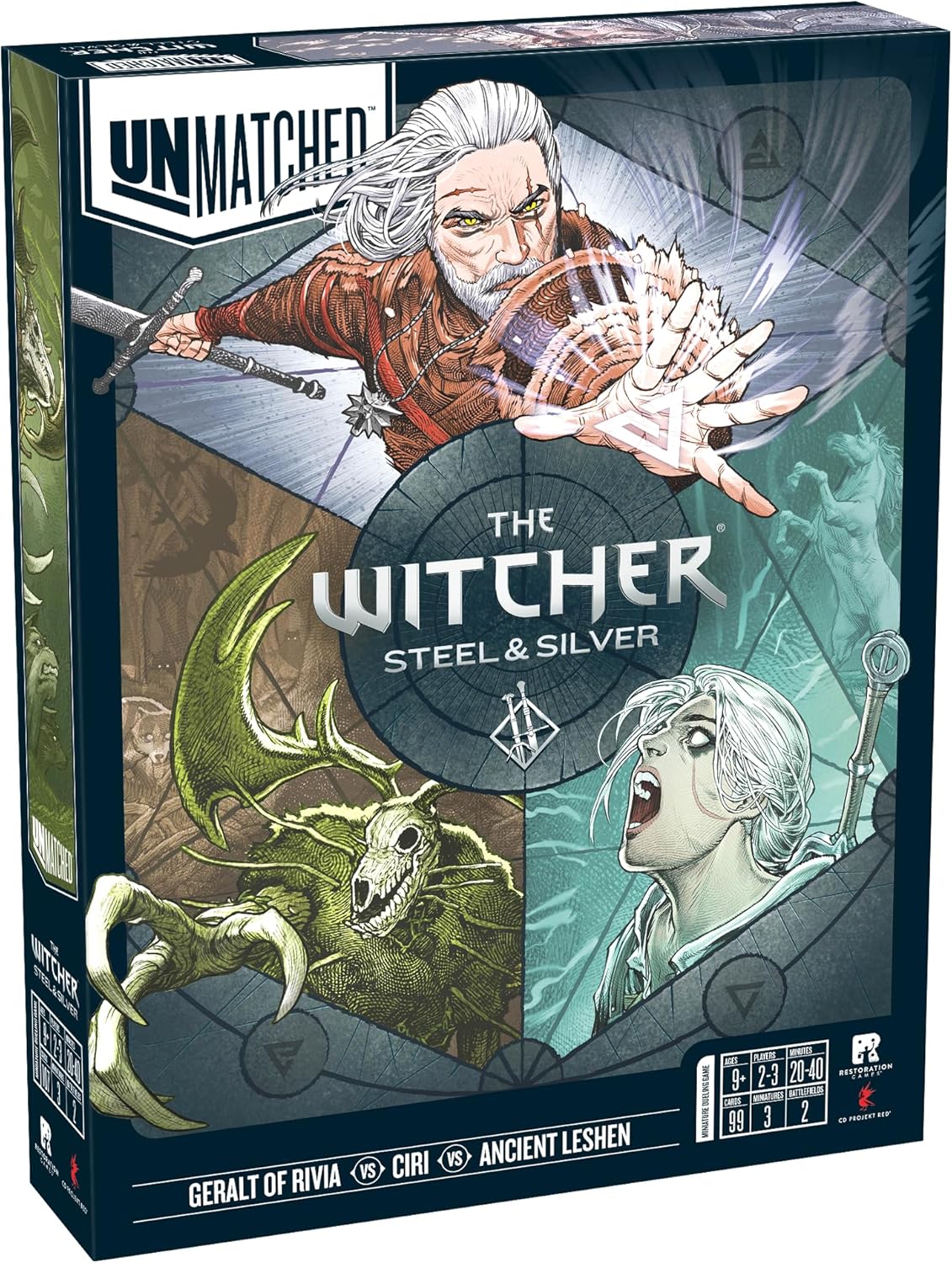 Unmatched: Witcher - Steel & Silver