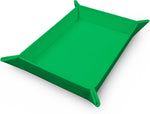 Vivid Magnetic Foldable Dice Tray: Green