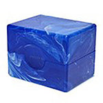 BCW Supplies: Spectrum - Marble Prism Deck Case - Apatite Blue