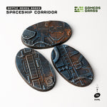 Battle Ready Bases: Spaceship Corridor- Oval 75mm (x3)