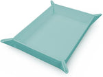 Vivid Magnetic Foldable Dice Tray: Light Blue