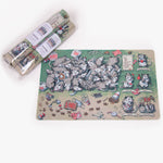 Daria Aksenova Playmat: World of Trash - Opossums - Marsupial Madness