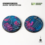Battle Ready Bases: Alien Infestation- Round 60mm (x2)