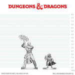 Dungeons & Dragons Nolzur's Marvelous Unpainted Miniatures: Goliath Barbarian & Halfling Rogue