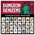 Dungeon Denizens: Cardstock Pawns (5E or DCC)