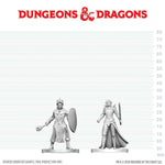 Dungeons & Dragons Nolzur's Marvelous Unpainted Miniatures: Black Gauntlet & Zhentilar Paladin of Bane