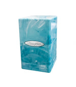 Marble Satin Tower - Light Blue / White