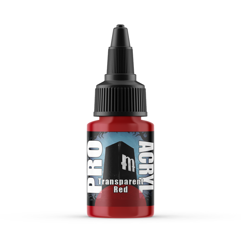 Pro Acryl: Transparent Red (22ml)
