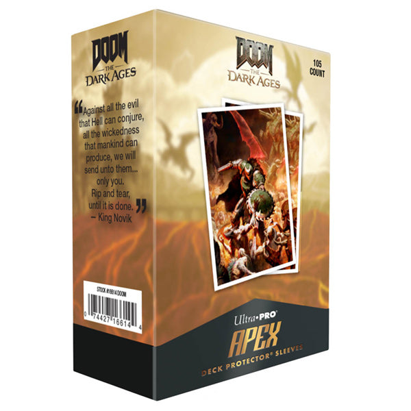 DOOM: 105ct Apex Deck Protector Sleeves 1 for Bethesda