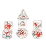RPG Dice Set (7): Fruit Slice Dice Set - Watermelon