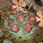 Mystery Dice Goblin Foil Red and Blue Liquid Core Dice Set