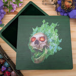 Mystery Dice Games Green Wooden Dice Box