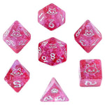 Wyrmforged: Purrfect Pink 7 Die Set