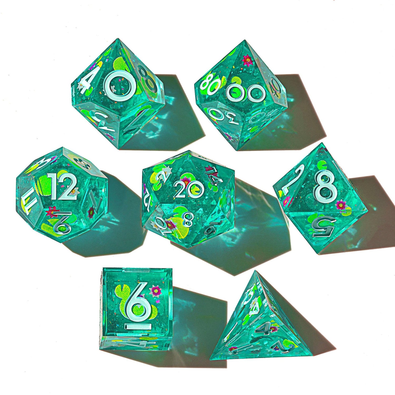 Koi Pond 7-Piece Iconic Dice Set