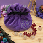 Mystery Dice Goblin Large Purple Dice Sack