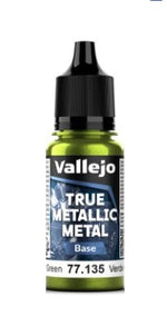Vallejo: True Metallic Metal - Amber Green Base (18ml)