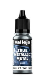 Vallejo: True Metallic Metal - Obsidian Black Base (18ml)