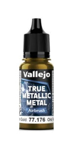 Vallejo: True Metallic Metal - Greenish Gold Airbrush (18ml)