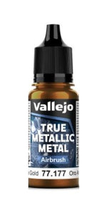 Vallejo: True Metallic Metal - Arcane Gold Airbrush (18ml)