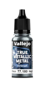 Vallejo: True Metallic Metal - Obsidian Black Airbrush (18ml)