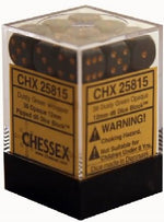 Chessex Opaque 36D6 Dusty Green/Copper 12mm Dice