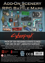 Add On Scenery for RPG Battle Maps: Cyberpunk RED