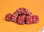 Speckled 16mm d6 Lava Stone Dice Block