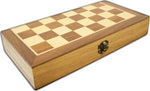 Wooden Folding Chess/Checkers/Backgammon Set 30 CM