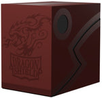 Dragon Shield Deck Box: Double Shell - Blood Red/Black