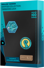 DOMARU Cryptids Collection: 4 Pocket Binder - Turquoise Loch