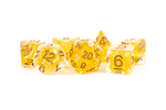 16mm 7 Piece Dice Set: Pearl Citrine w/ Copper