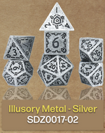Illusory Metal Silver 7 Die Set