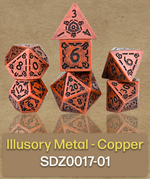 Illusory Metal Copper 7 Die Set