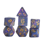 Polyhedral Purple Unicorn 7 Die Set