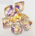 Swirl Yellow-Violet w/ Clear 7 Die Set