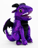 Fanroll Plush Dice Bag: Purple Dragon