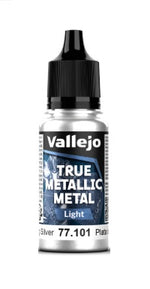 Vallejo: True Metallic Metal - Sterling Silver Light (18ml)