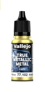 Vallejo: True Metallic Metal - Radiant Yellow Light (18ml)