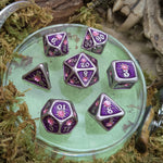 Mystery Dice Goblin Royal Purple Metal Core Dice Set