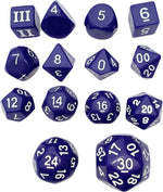 Dice of Unusual Size: Purple Dice Set