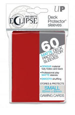 Pro-Matte Eclipse Small Deck Protector Sleeves: Apple Red (60)