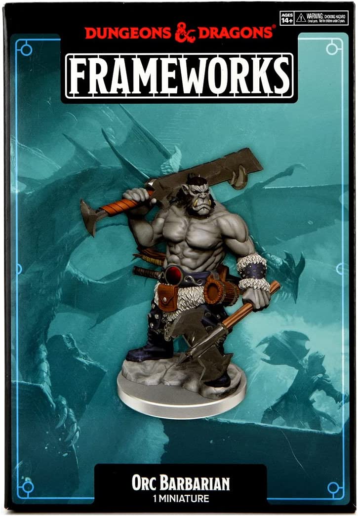Dungeons & Dragons Frameworks: W01 Orc Barbarian Male