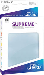 Ultimate Guard Supreme Japanese UX Card Sleeves (60 Piece), Transparent