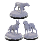 WizKids Deep Cuts Unpainted Miniatures: W22 Dog Companions