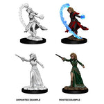 Pathfinder Deep Cuts Unpainted Miniatures: Female Human Wizard