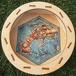 Blue Panther Birch Dice Tray Mint/New
